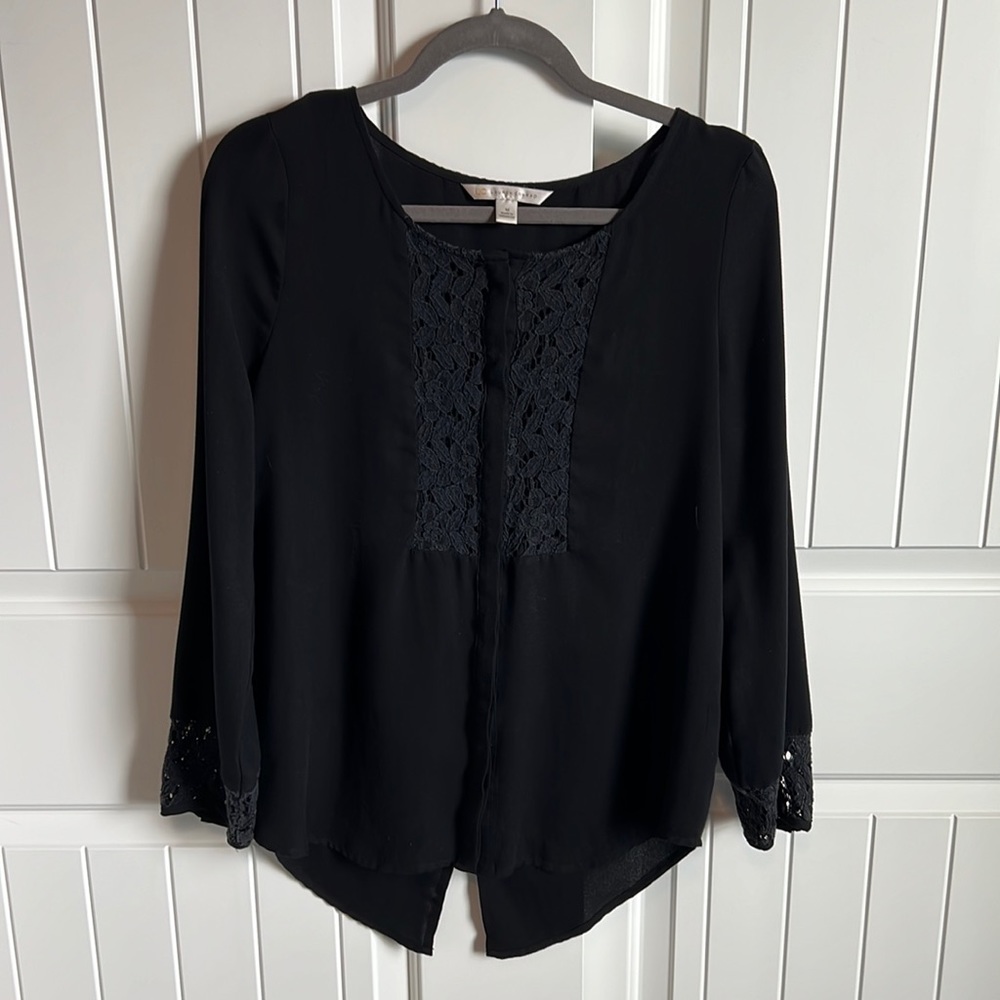 LC Lauren Conrad button up blouse.
